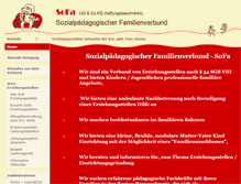 Tablet Screenshot of familienverbund.de